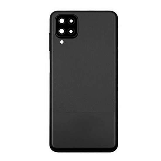 Back Cover+Camera Lens Samsung Galaxy A12/A125 Black Back Cover+Camera Lens Samsung Galaxy A12/A125 Black